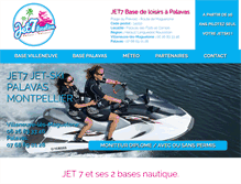 Tablet Screenshot of jetski-palavas.com